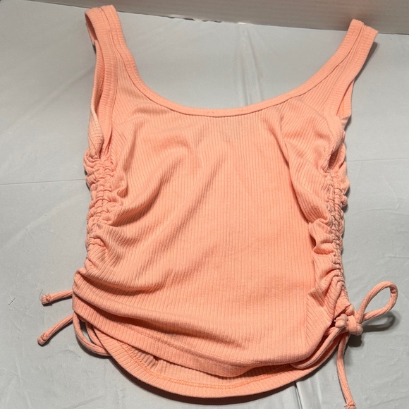 Forever 21 Peach Ribbed Side-Tie Tank - Picture 4 of 4